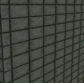 Concrete Metal Wall 3d model
