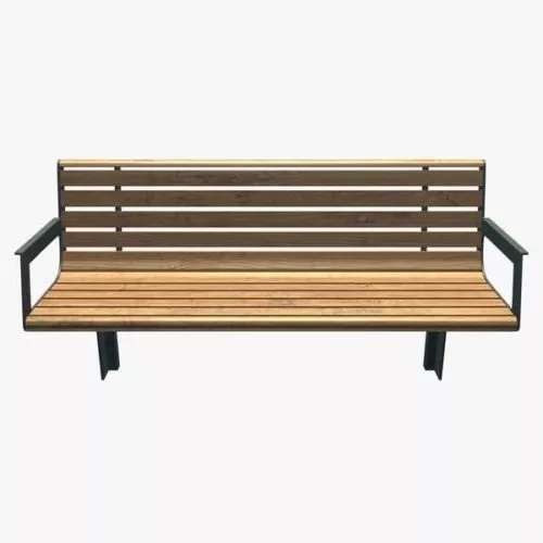 Dual Bench 3d model