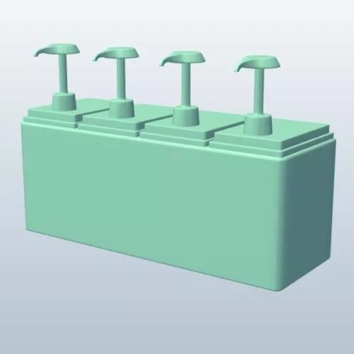 Industrial Gravity Conveyor Roller 3d model