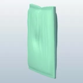 Kitchen Condiment Packet 3d model