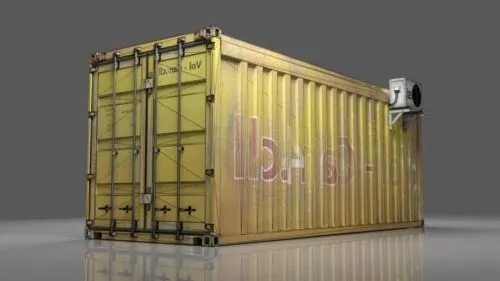 Cargo Equipment Box Stack 3d model