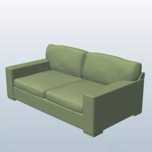 Ariana Seater Sofa 3d model