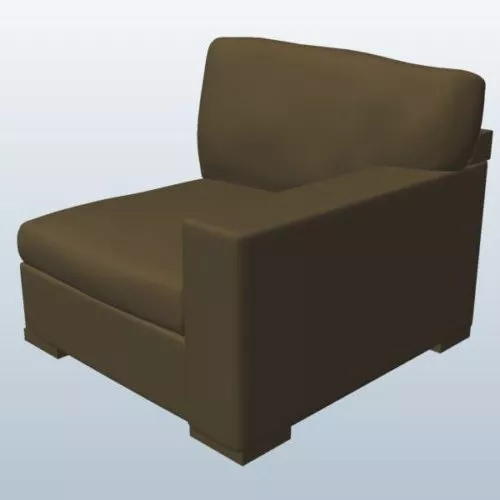 Contemporary Sectional Sofa 3d model Contemporary Sectional Sofa 3d model