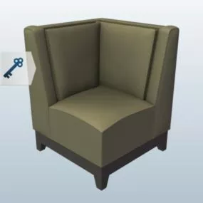 Corner Chair Furniture 3d model
