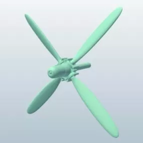 Corsair F4u Aircraft Propeller 3d model