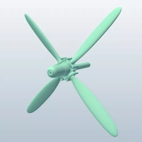 Corsair F4u Aircraft Propeller 3d model Corsair F4u Aircraft Propeller 3d model
