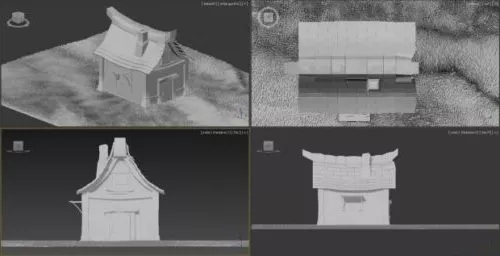 Vintage Thatch 3d model