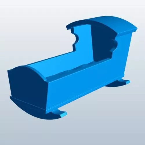 Baby Cradle 3d model Baby Cradle 3d model