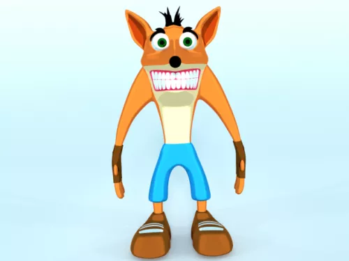 Bandicoot Cartoon Character 3d model Bandicoot Cartoon Character 3d model