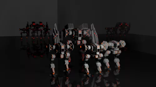 Crash Dummy Robot 3d model
