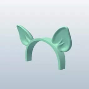 Creature Ears Ring 3d model