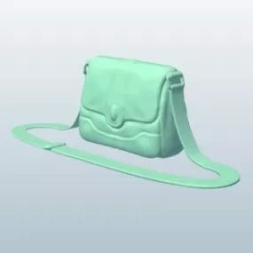 Crossbody Fashion Bag Women 3d model