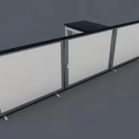 Cubical Door Modular Furniture 3d model