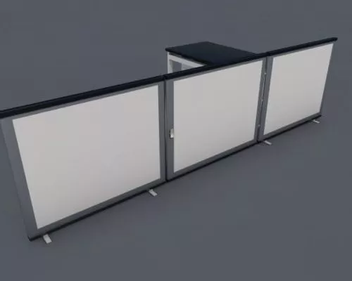 Cubical Door Modular Furniture 3d model Cubical Door Modular Furniture 3d model