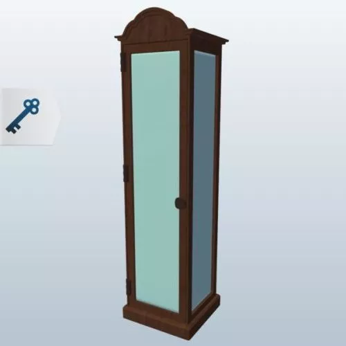 Curio Cabinet 3d model Curio Cabinet 3d model