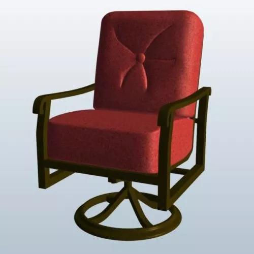 Rocking Lounger Chair 3d model Rocking Lounger Chair 3d model
