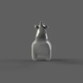 Cute Unicorn Character 3d model