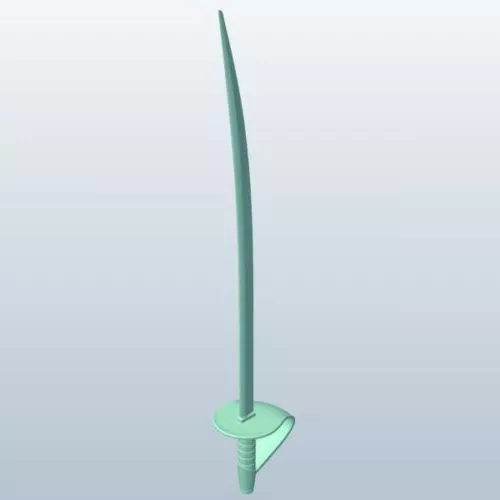 Katana Lightsaber Sword 3d model