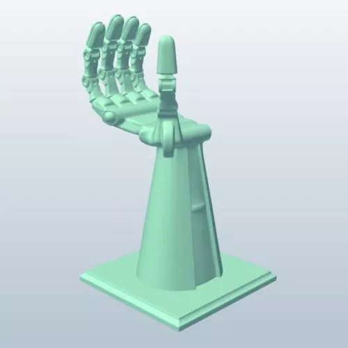Cyborg Hand 3d model Cyborg Hand 3d model