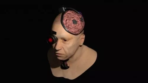 Cyborg Warrior 3d model
