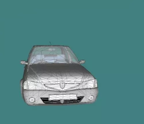 Dacia Solenza Rusty Car 3d model Dacia Solenza Rusty Car 3d model