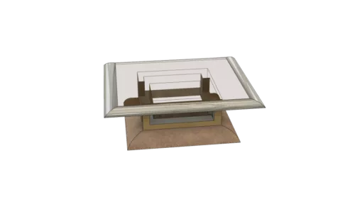 Asian Square Dining Table 3d model Asian Square Dining Table 3d model