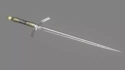 Magic Sword Cartoon Weapon 3d model