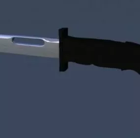 Damaged Knife 3d model