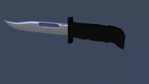 Combat Knife For Army 3d model