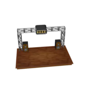 Dance Floor Home 3d model
