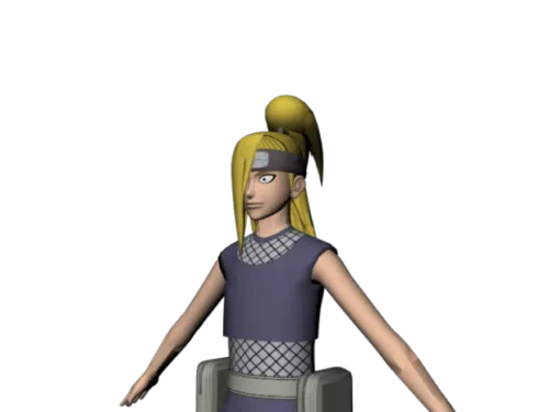 Miku Anime Girl 3d model