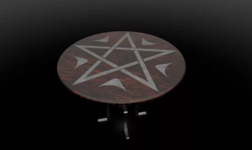 Demonic Round Table 3d model Demonic Round Table 3d model
