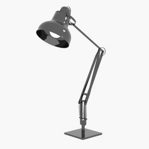 Steel Desk Lamp 3d model Steel Desk Lamp 3d model