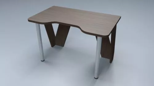 Modern Work Desk 3d model Modern Work Desk 3d model