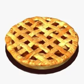 Dessert Pie Food 3d model