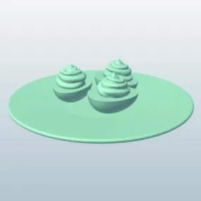 Deviled Eggs Food 3d model