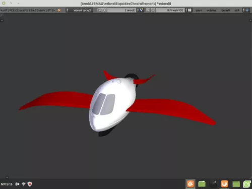 Abandoned Plane Crash 3d model
