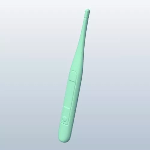 Oral Thermometer 3d model Oral Thermometer 3d model
