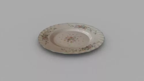 Old Dish 3d model Old Dish 3d model