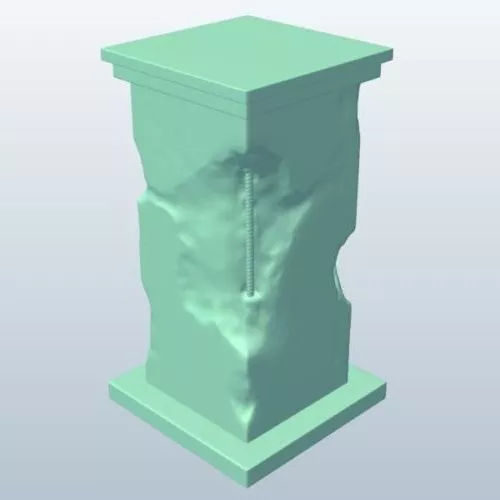 Ancient Rome Column Architecture 3d model