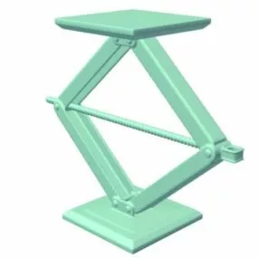 Pedestal Car Jack 3d model