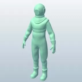 Diver Suit Character 3d model