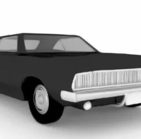 Dodge Charger 1968 Car 3d model