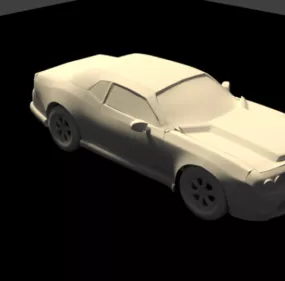 Dodge Challenger Srt Car 3d model