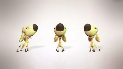 Dog Cartoon Animal 3d model Dog Cartoon Animal 3d model