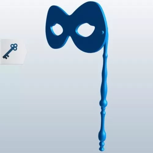 Domino Eye Mask Printable 3d model Domino Eye Mask Printable 3d model
