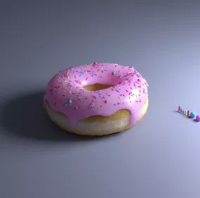 Donuts 3d model