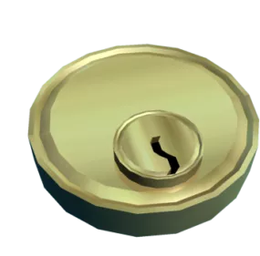 Door Lock Circle Shaped 3d model