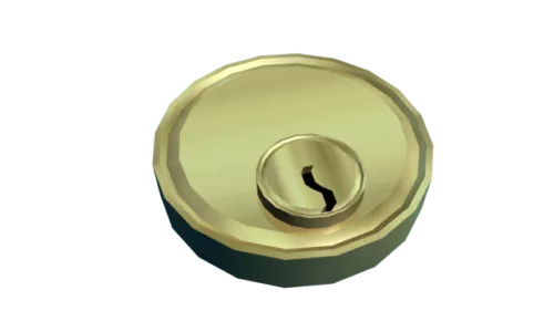 Door Lock Circle Shaped 3d model Door Lock Circle Shaped 3d model