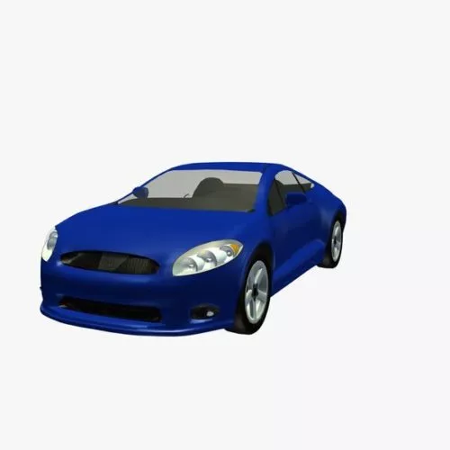 Coupe Car 3d model Coupe Car 3d model